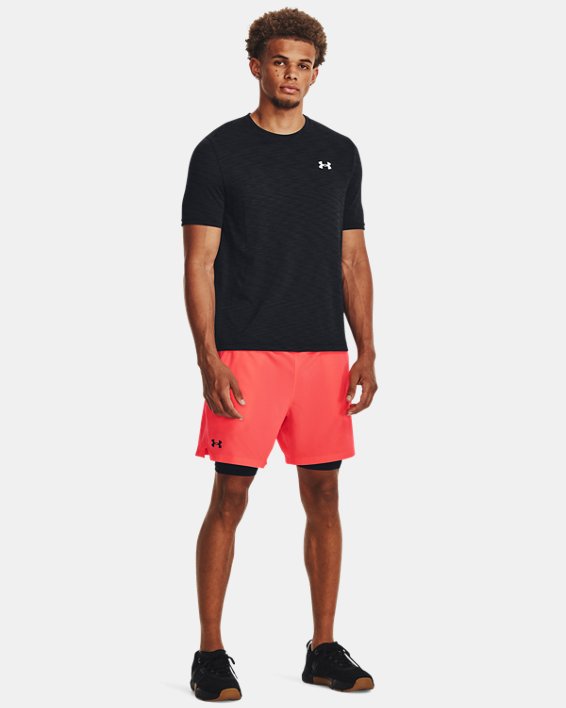 Men's UA Vanish Woven 2-in-1 Shorts in Red image number 2